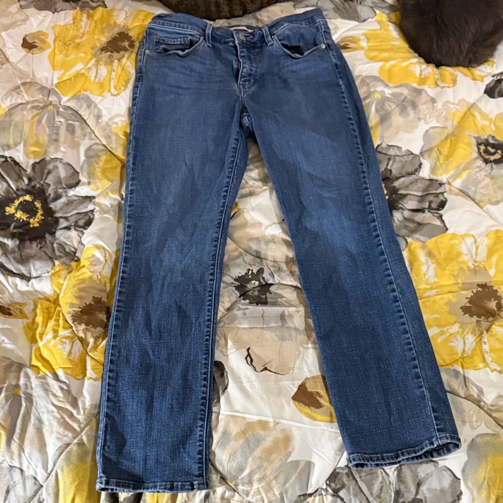 Levi's Classic Blue Straight Leg Jeans